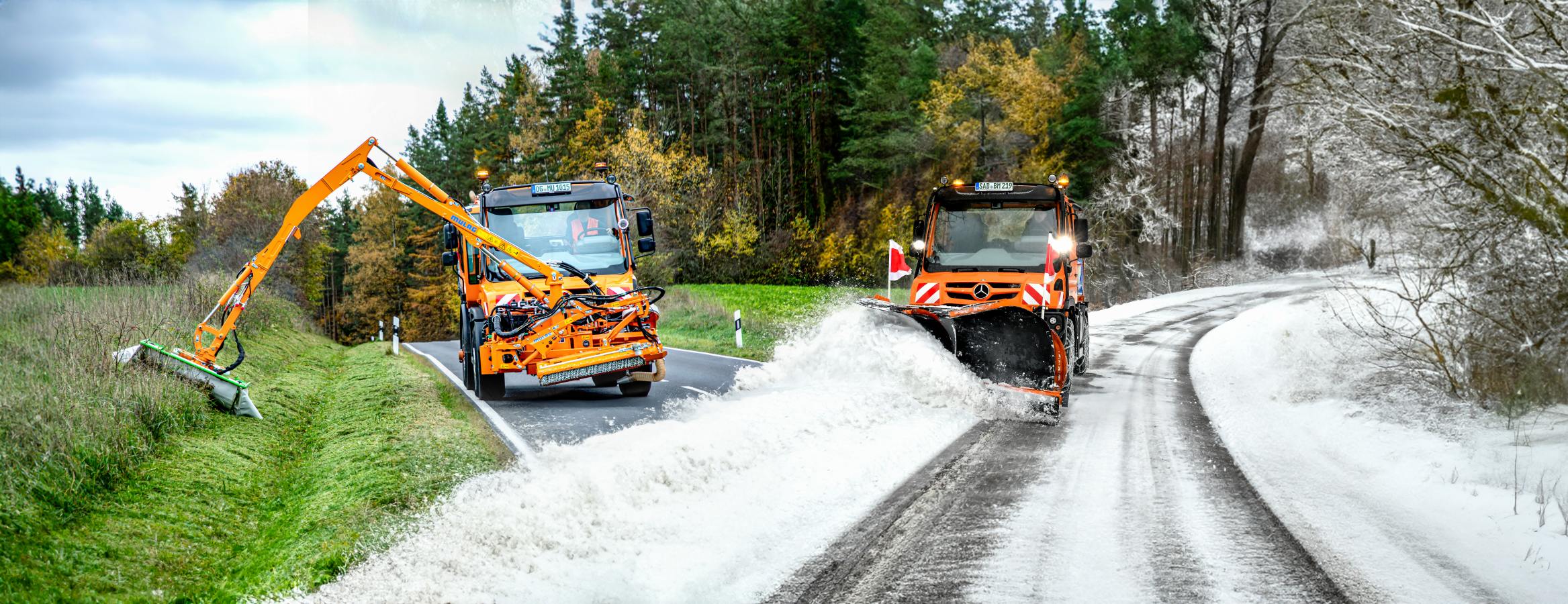 Unimog auf der GaLaBau 2024: Neue Systeme für die moderne Straßenunterhaltung