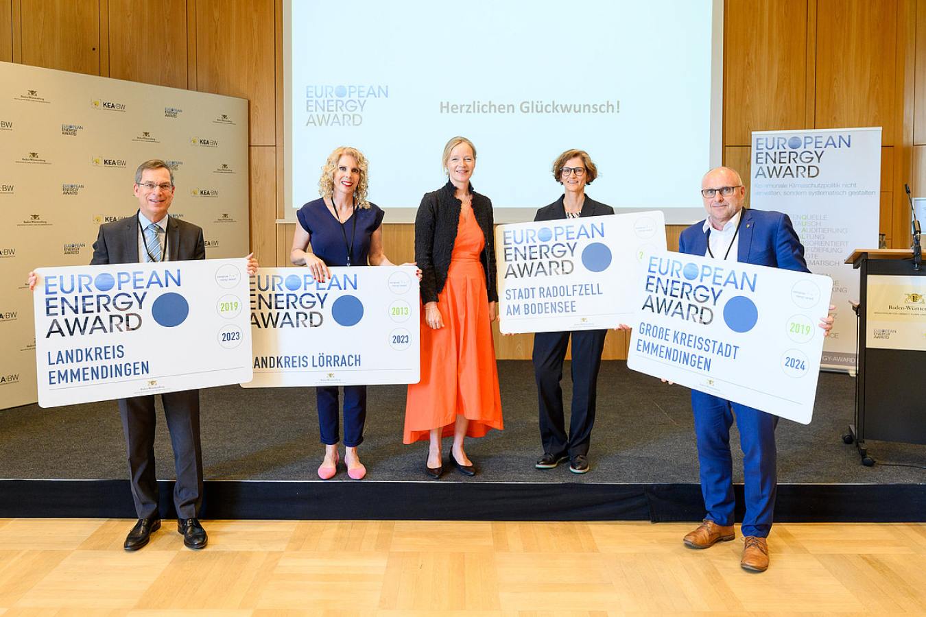 European Energy Award: 22 Klimaschutzkommunen aus Baden-Württemberg ausgezeichnet