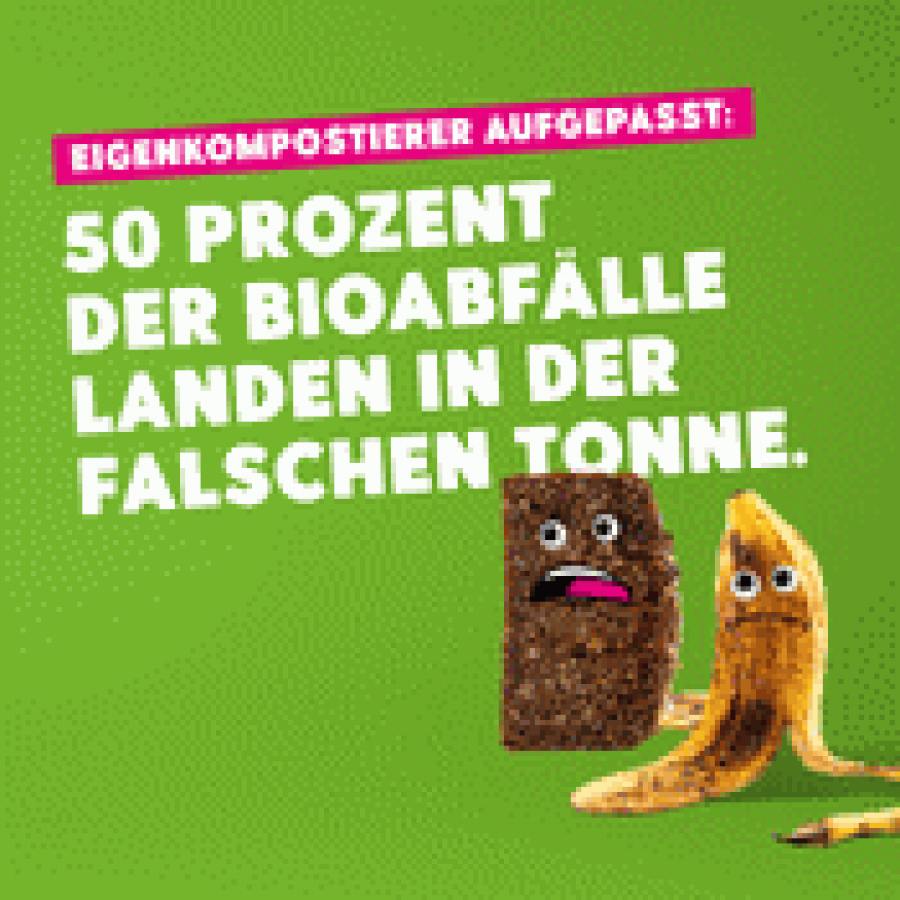 #wirfuerbio: Offensive für noch mehr Bioabfall in der Biotonne