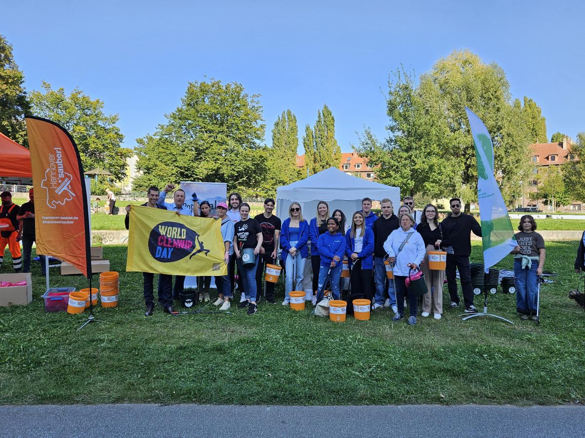 Stadtreinigung beteiligt sich am „World Cleanup Day“ in Hannover