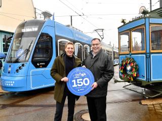 Bürgermeister Dominik Krause und MVG eröffnen Jubiläumsjahr „150 Jahre Tram in München“ - Image