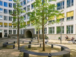 Der neu gestaltete Innenhof des Forum Domshof. Foto: Projektbüro Innenstadt Bremen / Christian Burmester