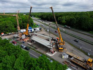 A516: Nächste Brückeninnovation in Oberhausen – die Autobahn GmbH zeigt, wie Brücken schneller entstehen - Image
