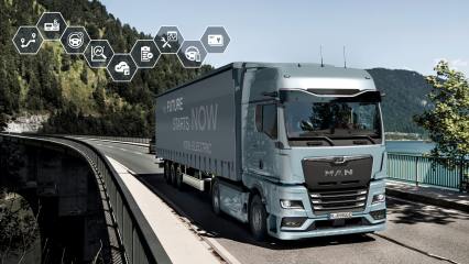 MAN eTruck enthält standardmäßig ein Paket von MAN DigitalServices - Image