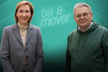 Nachhaltigkeit als fester Teil der Unternehmensstrategie – Der neue „be a mover“ talk mit Renata Jungo Brüngger und Jörg Howe - Image