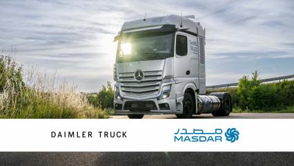 Daimler Truck und Masdar untersuchen Möglichkeiten der Lieferung von grünem Flüssigwasserstoff zur Dekarbonisierung des Straßengüterverkehrs in Europa - Image