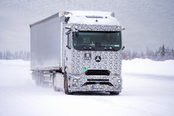 Mercedes-Benz Trucks schließt in Finnland letzte Wintererprobung des eActros 600 vor Serienstart erfolgreich ab