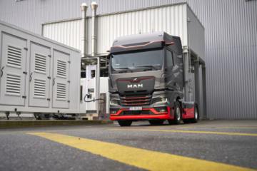 ABB E-mobility und MAN demonstrieren erstmals Megawatt-Charging am eTruck