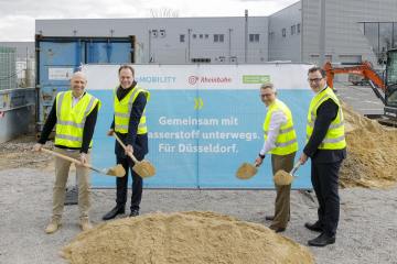 Baubeginn für erste Hochleistungswasserstofftankstelle in Düsseldorf - Image