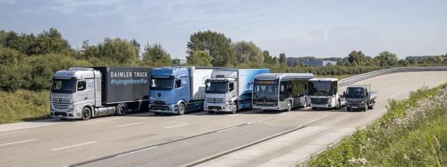 Daimler Truck stellt CO2-neutralen Fernverkehr in den Mittelpunkt der IAA Transportation 2024 – Serienstart des Mercedes-Benz eActros 600 im November - Image